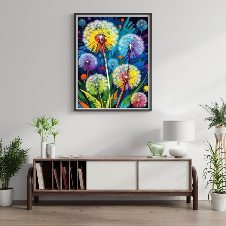 Diamond Painting Kits for Adults-Flowers Diamond Art Kits for