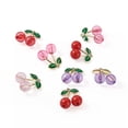 thumbnail image 6 of U8MO 20pc 3D Cherry Alloy Enamel Pendants Fruit Dangle Charms Hang Ornament 27x23.5mm, 6 of 6