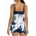 thumbnail image 5 of BIKINX Women's Plus Size Swimsuits Tankini Bathing Suits for Women Tummy Control Swim Dress Two Piece Swimwear with Shorts, 5 of 6