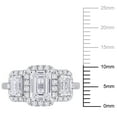 thumbnail image 3 of Created Forever Women's 3 CT Lab Created Diamond 14K White Gold 3-Stone Ring (G-H, VS1-VS2), 3 of 9