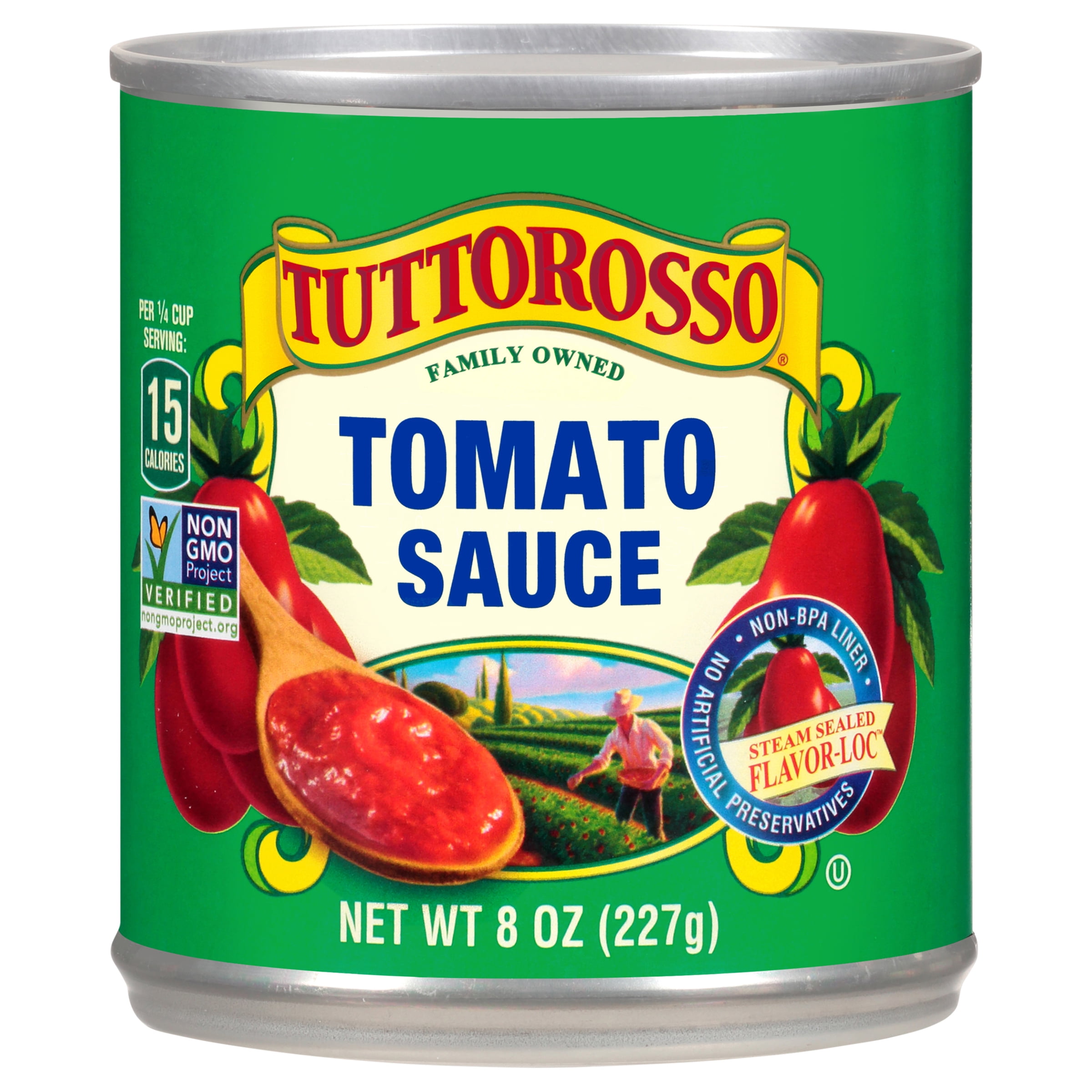 (12 pack) Tuttorosso Tomato Sauce, 8 oz Can