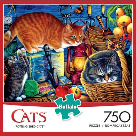buffalo games - cats series - potting shed cats - 750