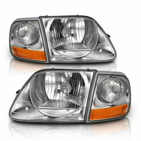 ANZO For Ford F-150 1997-2003 Crystal Headlight G2 Clear With Parking Light | 111438
