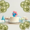 thumbnail image 4 of Unique Bargains 20Pcs Latex Party Wedding Graduation Anniversary Balloons Green, 4 of 6