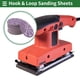 thumbnail image 2 of 70 Pcs Discos de Lija Redondos 80 Grano Hook and Loop Hojas de Lijado Universales para Reacondicionamiento Automotriz 150x150mm Abrasivo Cerámico Morado, 2 of 7