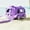 Purple, variant on Clearance Glass&Bottle under $6 Water Bottle With Cute Cartoon Bus Design Removable Fun Toy Water Bottle With Adjustable Shoulder Strap Is Easy To Carry Suitable For Camping Trips