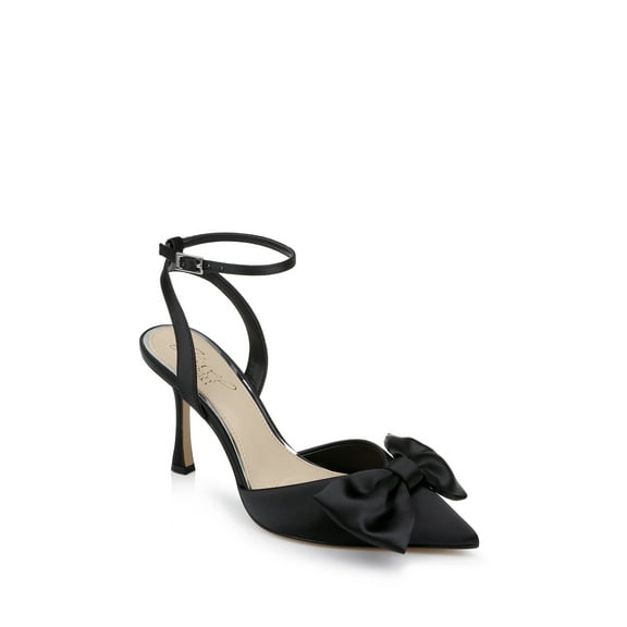 Jewel Badgley Mischka Yanna Satin Stiletto with Bow