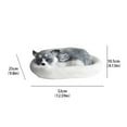 thumbnail image 2 of PENGXIANG Realistic Sleeping Plush Breathing Dog Furry Dog With Mat Creative Animals Decor Stuffed Animal Doll, 2 of 5