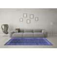 thumbnail image 3 of Ahgly Company Machine Washable Indoor Rectangle Southwestern Blue Country Area Rugs, 2' x 4', 3 of 4
