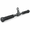 18" Black Rotating Straight Bar W/ Convex Rubber Handle, variant on 18" Black Rotating Straight Bar W/ Convex Rubber Handle Cable Machine Attachment