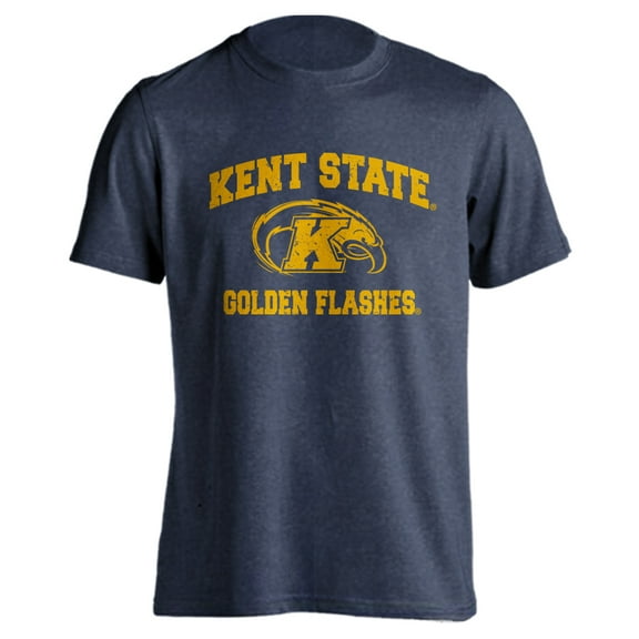 Kent State University Golden Flashes KSU Distressed Retro Short Sleeve T-Shirt