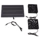 thumbnail image 5 of Ventilador solar para invernadero ventilador de escape dual con energía solar respetuoso con el medio ambiente silicio monocristalino ABS de 10 W para casas de mascotas ANGGREK Otros, 5 of 8