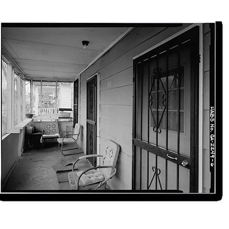 Historic Print, 630 North Wilkinson Street (House), Milledgeville, Baldwin County, GA - 6, 16" x 20"