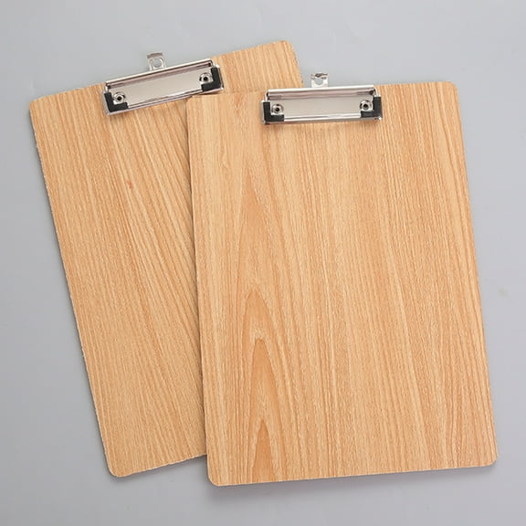Opolski A4 Size Wooden Clipboard Clip Board Office School Stationery with Hanging Hole