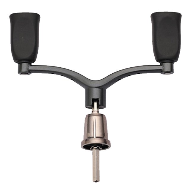 Carrete de pesca Giratorio WDOplteas Metal Empuñaduras Brazo Oscilante Doble