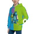 thumbnail image 6 of Monster Inc Girls Boys Graphic Hooded Sweatshirt Sizes 7-20 Pullover Sweatshirt Monster Inc Merch Gifts for Kids Teens, 6 of 7