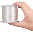 thumbnail image 4 of 65Yards 1.2mm Clear Korean Elastic Crystal Thread Stretch String Cord Crafting DIY Thread for Beading Craft Sewing, 4 of 8