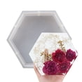 thumbnail image 1 of Lefu DIY Epoxy Resin Photo Frame Dual Love Hearts Silicone, 1 of 10