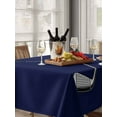 thumbnail image 6 of Golf Ball Table Cloth, Navy Blue Monochrome Sport Waterproof Tablecloth for Rectangle Tables, Reusable Washable Fabric Table Cover for Restaurant Kitchen Dining Tables 52"x70", 6 of 6