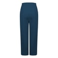 thumbnail image 3 of BXINGOHAI Women's Yoga Pants Wide Leg Sweatpants for Women Comfy Lounge Workout Pants With Pockets Today Navy,XL, 3 of 5