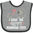 thumbnail image 3 of Inktastic Best Mawmaw Ever Grandchild Boys or Girls Baby Bib, 3 of 4