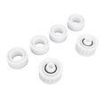 thumbnail image 1 of 4 Pack Guide Wheels, High Reliability 2 Pully Gears Portable Easy Installation Pool Cleaner Guide Wheels  for Pool Vacuum, 1 of 7