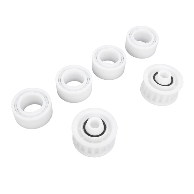 4 Pack Guide Wheels, High Reliability 2 Pully Gears Portable Easy Installation Pool Cleaner Guide Wheels for Pool Vacuum
