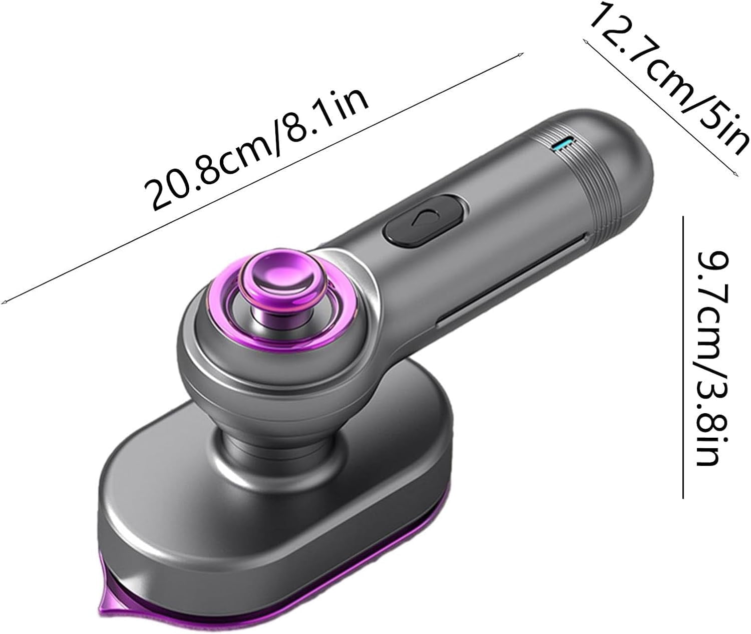 Portable Steam Iron, Handheld Garment Ironing Machine, Mini Ironing Machine Home Travel Iron for Clothes, Curtains, Tablecloths, Bedding, Upholstery(wwx)