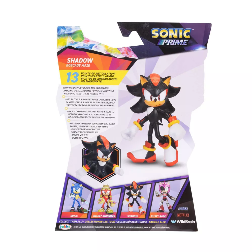  Sonic Prime 5 Articulated Action Figure - Shadow