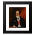 thumbnail image 2 of Johan Erik Lindh 12x14 Black Modern Framed Museum Art Print Titled - Portrait of Baron Carl Johan Walleen, 2 of 5