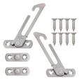 thumbnail image 2 of Raindrops 4 Sets  Stainless Steel Casement Window Stopper Wind Bracing Sliding Window Hook, 2 of 8