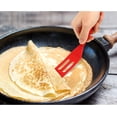 thumbnail image 6 of Lssam Small Turner, 8-Inch Nonstick Safe Nylon Spatula, Mini Heat-Resistant Rubber Spatula for Frying Eggs, Cookies, Cakes and Serving Brownies, 1-Pack, 6 of 9