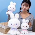 thumbnail image 2 of 25/35cm Soft / Cartoon / Cute Rabbit Plush Toy / Sitting Star Rabbit Plush Doll / Bedside Ornaments / Children's Birthday Giftpink35cm Deng Xun unisex, 2 of 2