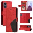 thumbnail image 1 of Étui Compatible OnePlus Nord N20 5G, Étui Portefeuille en Cuir avec Support, Fermeture Magnétique, Rabat Folio pour Téléphone - Rouge, 1 of 5