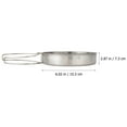 thumbnail image 2 of SHINYPASING Pot de Camping en Acier Inoxydable 1 Ensemble pour Cuisine Extérieure et Randonnées 15.3x15.3 Po, 2 of 8