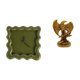 thumbnail image 1 of Reloj De Pared Cuadrado Silencioso, Estatua, Escultura, Adorno De Escritorio, Obra De Arte, Regalo Para Baño, Granja, Aula, Cocina, Estudio, Estanterías, Hogar, Comedor, Oficina., 1 of 8