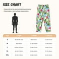 thumbnail image 6 of Kdxio Women's Comfy Stretch Flowers and CactusPrint Drawstring Pajama Pants-Large, 6 of 9