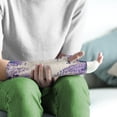 thumbnail image 2 of COEQINE Butterfly Flower Arm Cast Covers Elastic Removable Cast Cover Size S Elbow Protection Cover Shower Sleeve for Arm Cast Easy to Put on After Surgery Gifts, 2 of 7