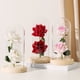 thumbnail image 5 of Cubierta de cristal rosa flor eterna dos led luminosos adornos creativos Navidad día de la madre regalo de San Valentín., 5 of 6