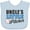 Blue, variant on Inktastic Baseball Uncles Little Pitcher Boys Baby Bib