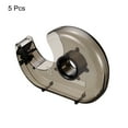 thumbnail image 3 of Unique Bargains Tape Dispenser Double-Side Handheld Tapes Cutter Holder, Black 5 Pack, 3 of 5