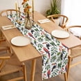 thumbnail image 3 of Farmhouse Parrots Table Runner - 48 Inch Long, Kitchen Dining Table Runner Dresser Scarves, Spring Summer Botanical Leaf Watercolor Farmhouse Decor for Coffee Tables Wedding Party Banquet, 3 of 8