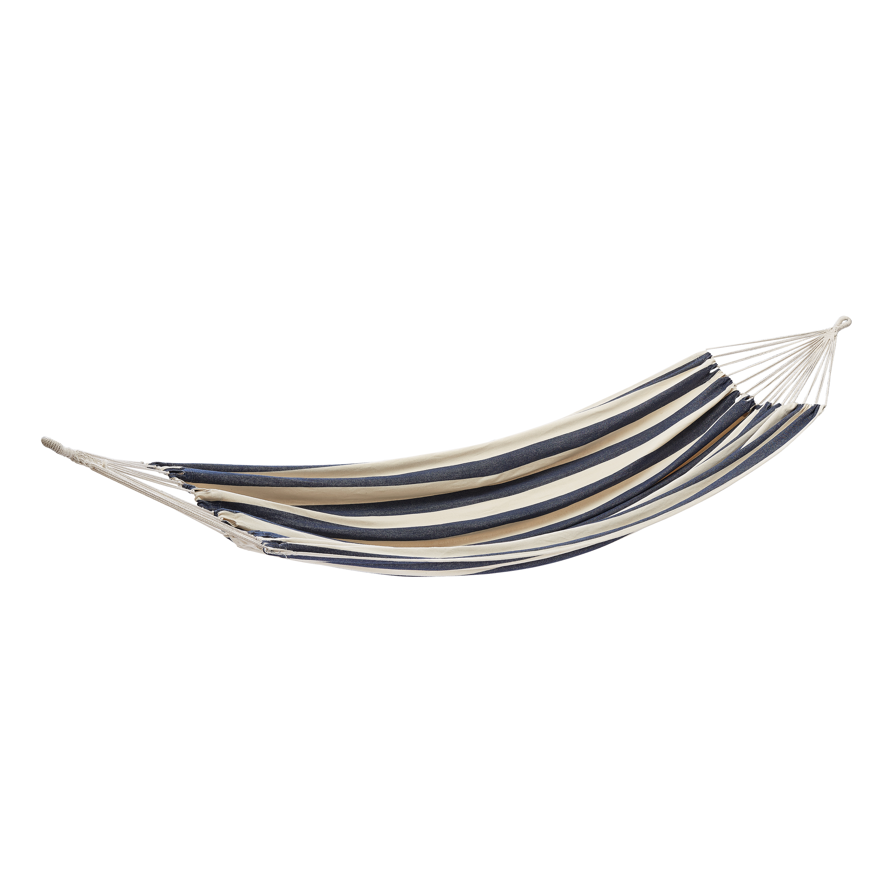 Mainstays Palco black and White Striped Hammock in a Bag, Hammock Size 98.43 x 59.06" (L x W), Load Capacity 250 Lbs - image 2 of 6
