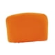 thumbnail image 1 of Funda protectora elástica premium para respaldo de silla de ordenador de respaldo alto. Naranja-amarillo 35x48cm, 1 of 9