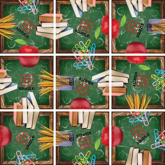 Puzzle divertido Squzzle de 9 piezas, 23 cm, para viaje