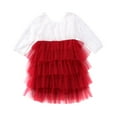 thumbnail image 1 of Enfants Bébé Filles Backless Dentelle Fleur Robe Parti Bal Demoiselle d'Honneur Parti Robes de Concours, 1 of 5