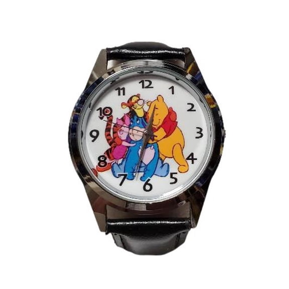 Winnie The Pooh And Friends by Mainstreet Classics Unisex 8.5" Stainless Steel Wristwatch