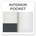 thumbnail image 6 of Gold Fibre Personal Notebooks, 1 Subject, Medium/college Rule, Designer Gray Cover, 7 X 5, 100 Sheets | Bundle of 10 Each, 6 of 7