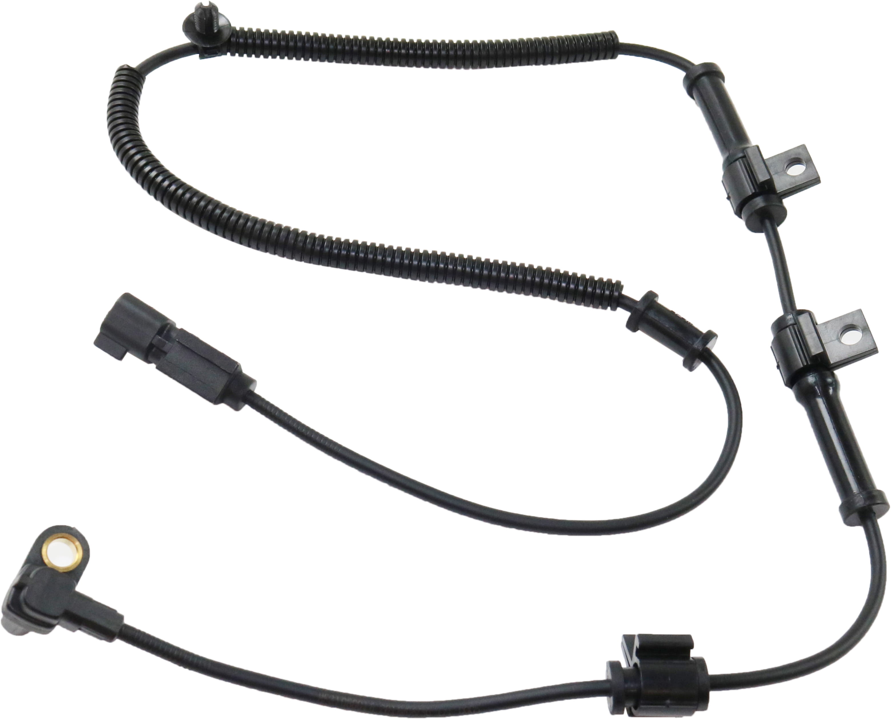 ABS Speed Sensor Compatible with 2011-2012 Ford F-250 F-350 F-450 F-550 Super Duty 2009 Ford F-550 Super Duty Front, Driver or Passenger Side 8 Cyl 6.7L Female Connector Blade type 2-Prong Terminal