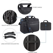 KROSER Laptop Bag Briefcase Up to 17.3 Laptop Messenger Bag Computer Bag-Black